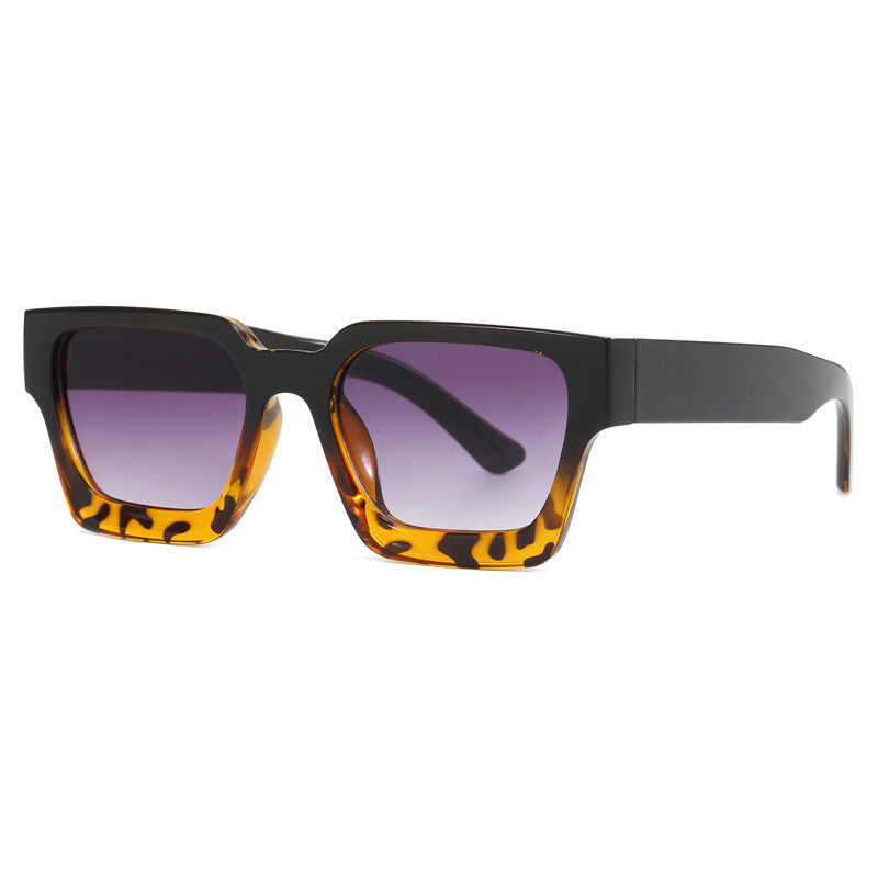 Damen Modische Oversized-Sonnenbrille mit quadratischem Rahmen Karnz