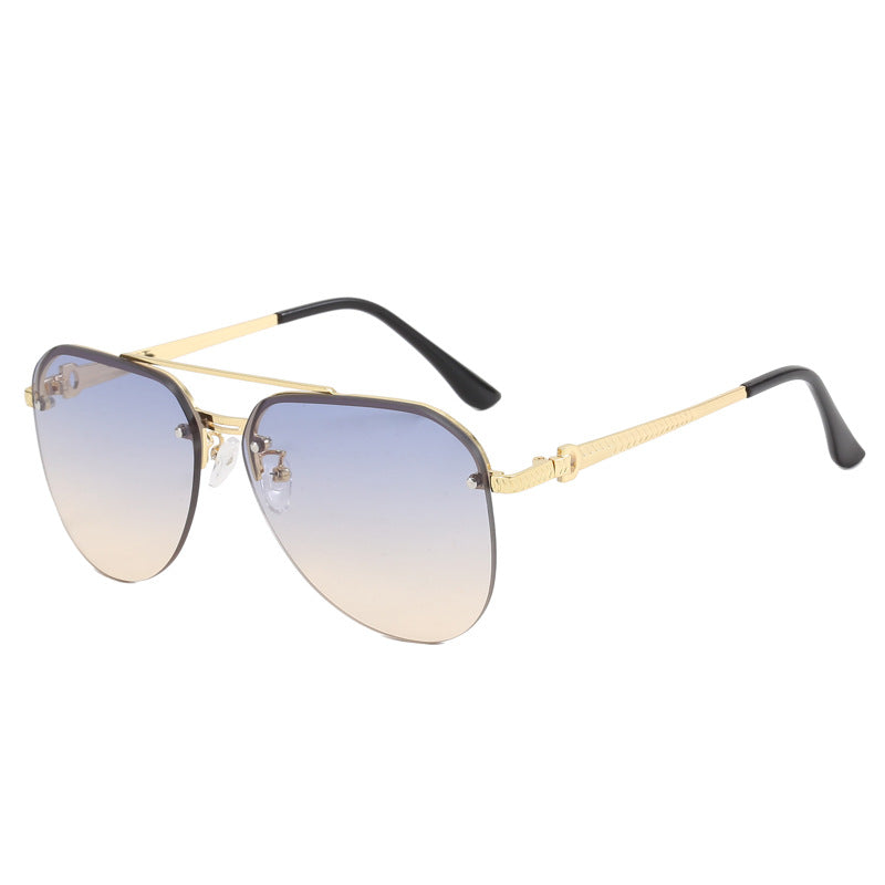 Damen elegante Piloten-Sonnenbrille mit hohem UV-Schutz und stilvollem Rahmen Karnz