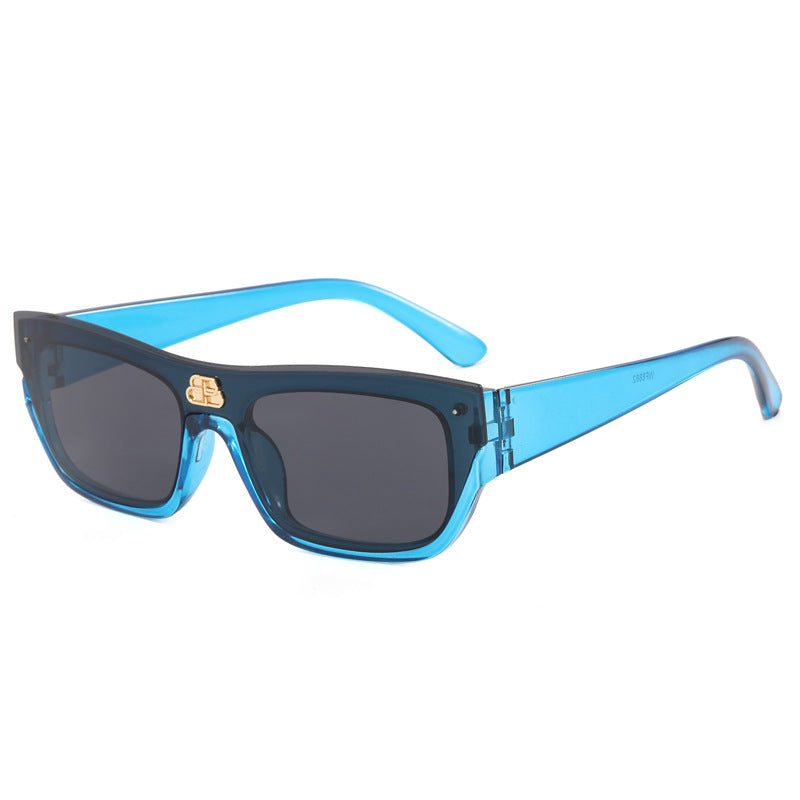 Damen modische oversized Sonnenbrille mit markantem Design Karnz