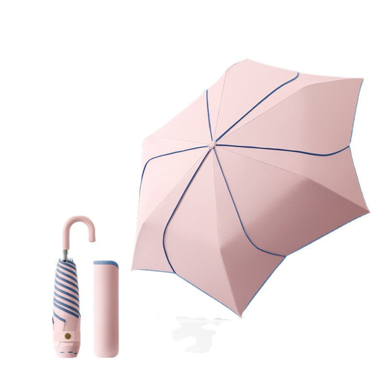 Damen Faltender UV-Schutz Regenschirm mit innovativem Design Karnz