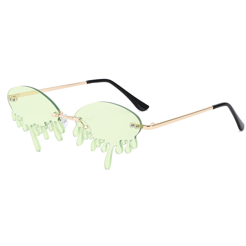 Damen Sonnenbrille mit kreativem Tropfen-Design Karnz