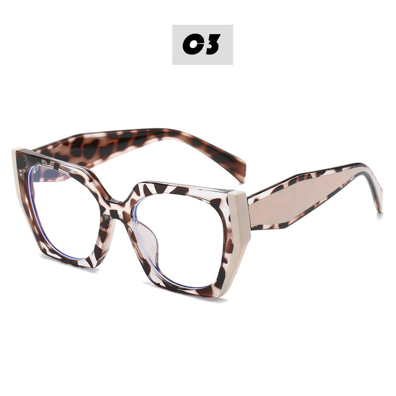 Damen Modische Oversized Brille Karnz