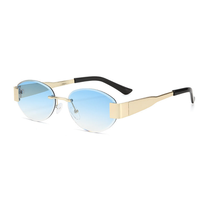 Damen glamouröse Sonnenbrille mit klarem, elegantem Rahmen und schützendem UV-Filter Karnz