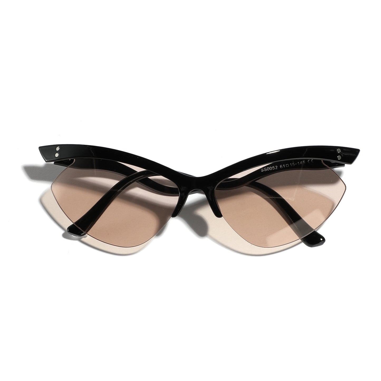 Damen Cat-Eye Sonnenbrille mit ergonomischem Design und UV-Schutz Karnz
