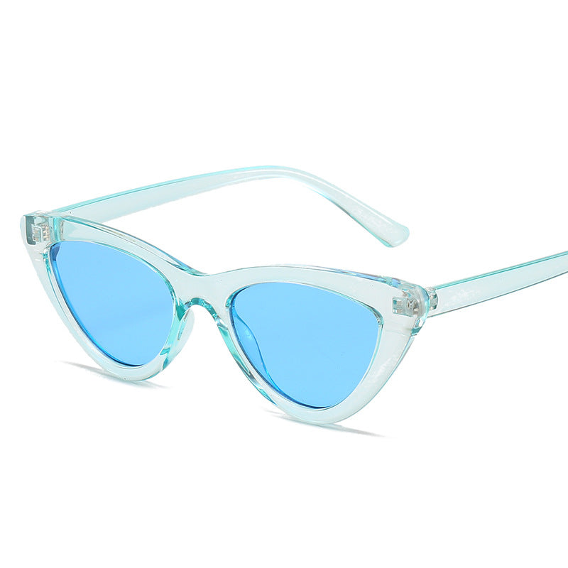 Damen Cat-Eye Sonnenbrille mit futuristischem Design und robustem Rahmen Karnz