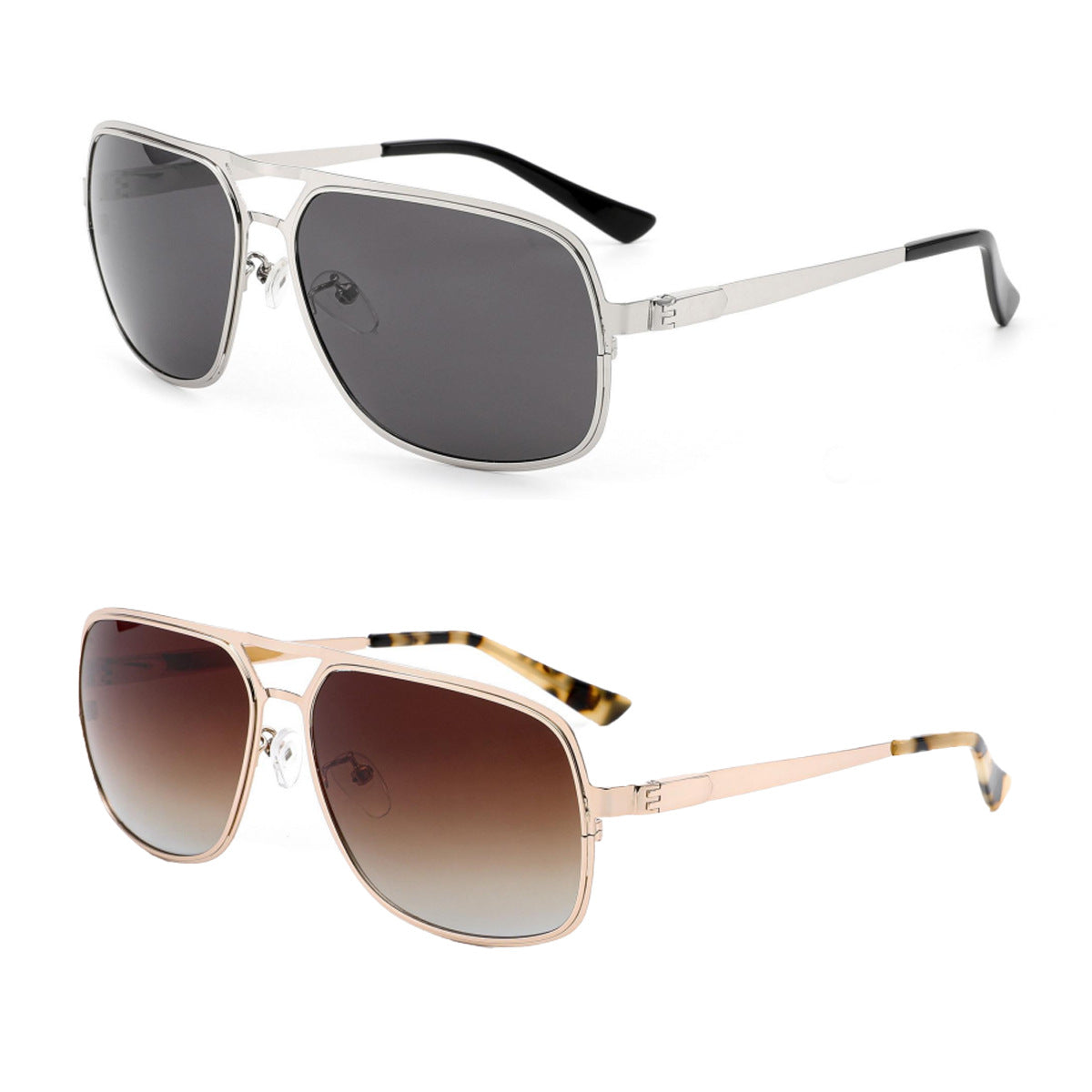 Damen große Sonnenbrille im modernen Design mit robustem Rahmen Karnz