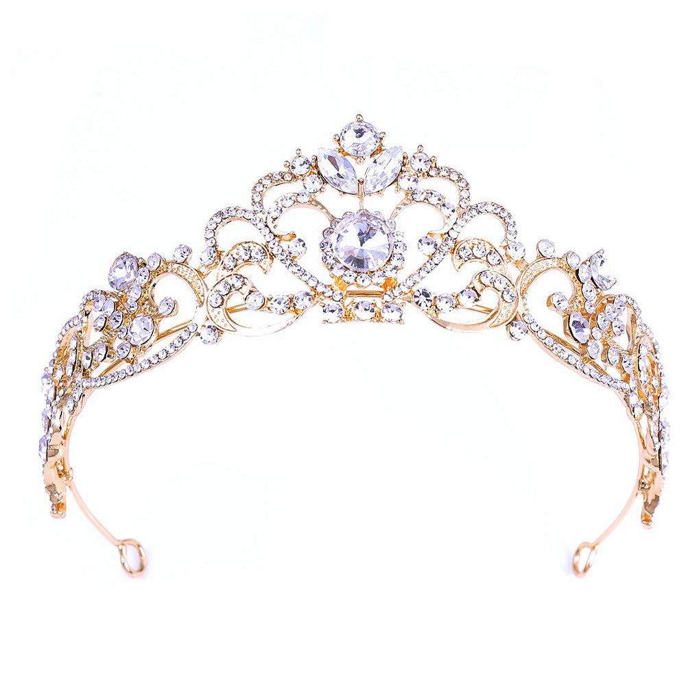 Damen Kristallverzierte Tiara Karnz