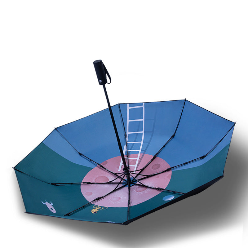 Unisex Automatischer Reise-Regenschirm mit kreativem Design Karnz
