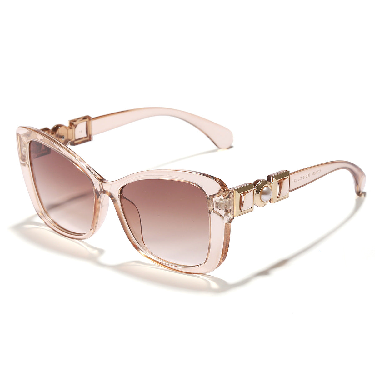 Damen Cat-Eye Sonnenbrille mit eleganter Metallverzierung Karnz