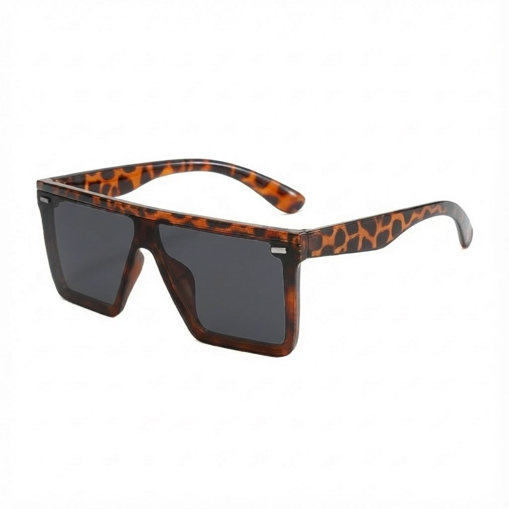 Damen Sportliche Oversized-Sonnenbrille mit modernem Rahmen Karnz