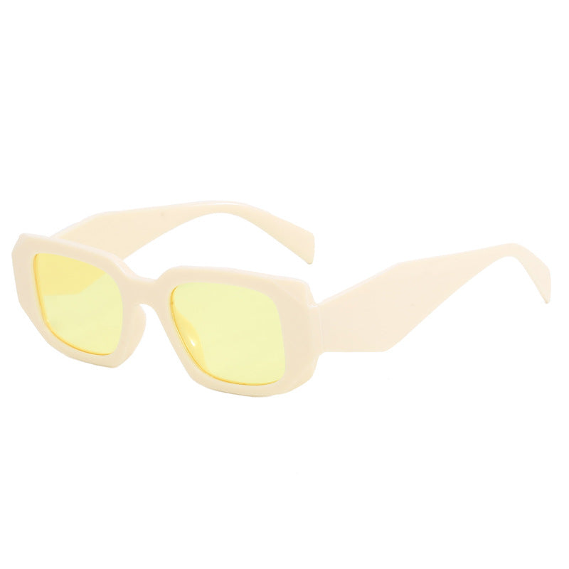 Damen modische oversized Sonnenbrille im angesagten Rechteck-Design Karnz