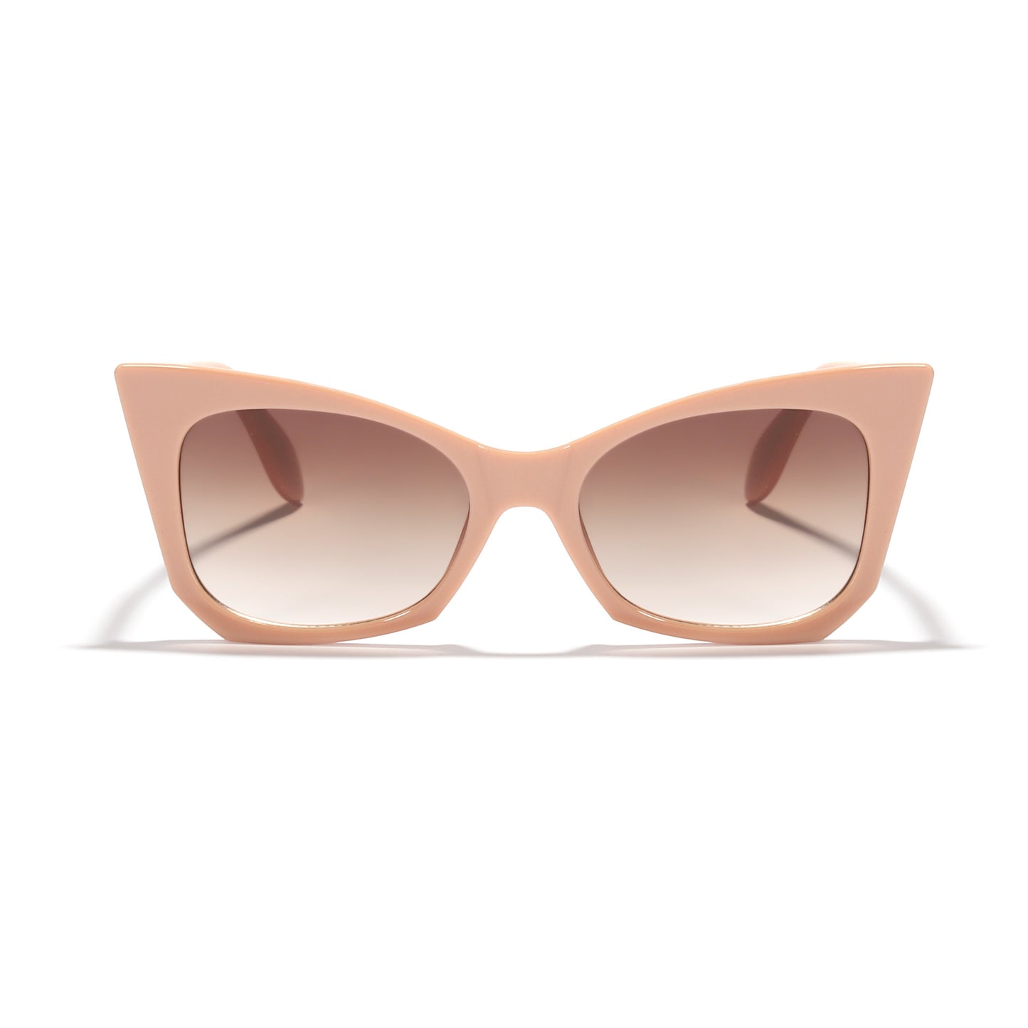 Damen Sonnenbrille im trendigen Cat-Eye Design mit auffälligem Leopardenmuster Karnz