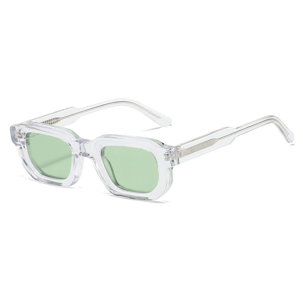 Damen moderne Sonnenbrille mit eckigem Rahmen und UV-Schutz Karnz