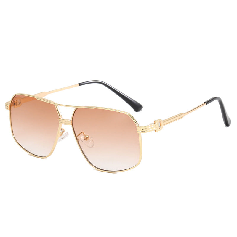 Damen stylische oversized Sonnenbrille mit diamantförmigem Rahmen Karnz