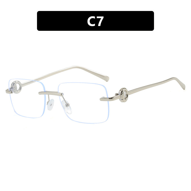 Damen modische geometrische Brille Karnz