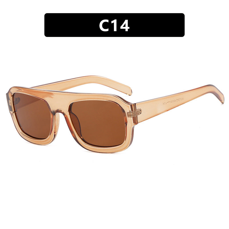 Damen modische Sonnenbrille im schützenden Oversized-Format Karnz