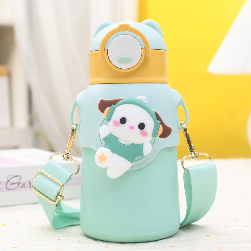 Damen Kindertaugliche Trinkflasche mit tierfreundlichem Design Karnz
