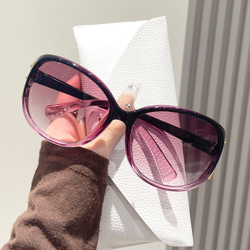 Damen Oversized Sonnenbrille mit modischem Gradient-Design Karnz