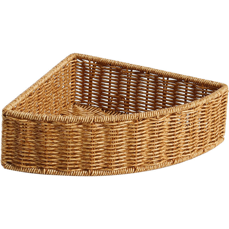 Unisex Dreieckiger Aufbewahrungskorb aus geflochtenem Material Karnz