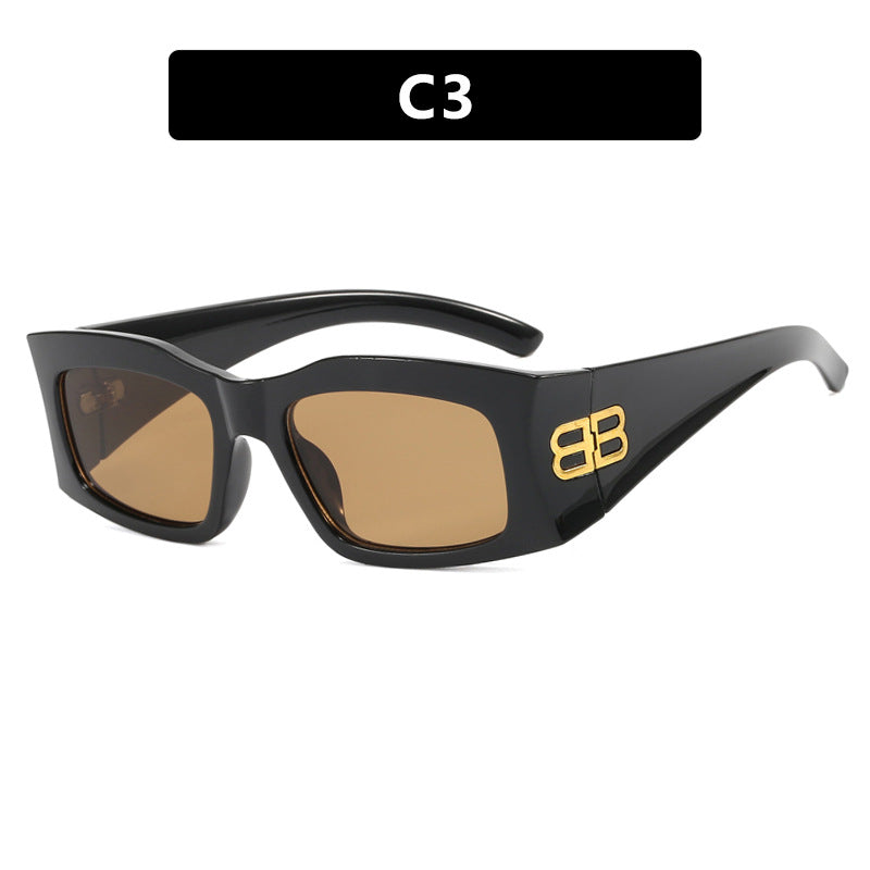 Damen modische Sonnenbrille mit kantigem Rahmen und Polarisierten Gläsern Karnz