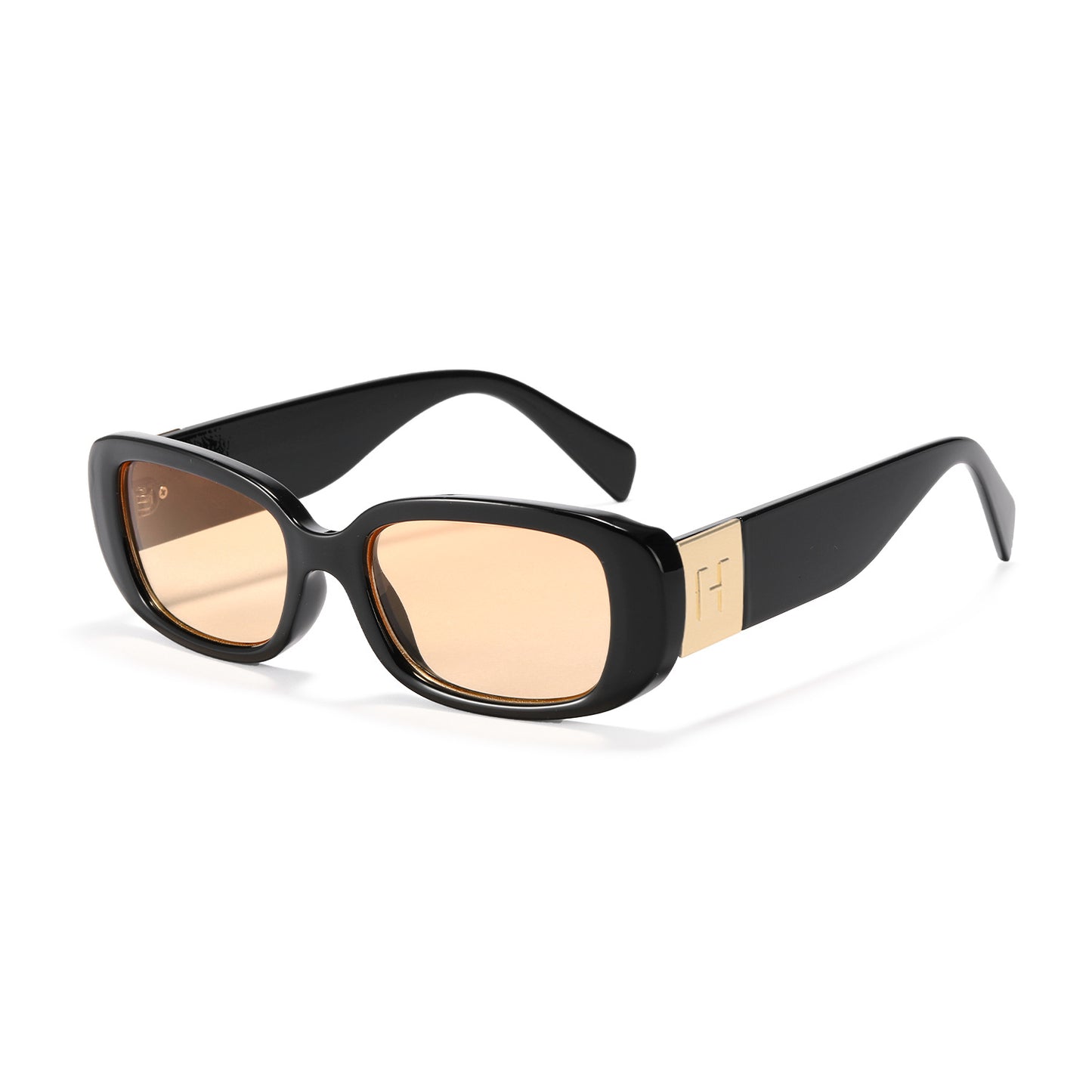Damen modische Sonnenbrille mit ergonomischem Kunststoffrahmen und breiten UV-Schutz Gläsern Karnz