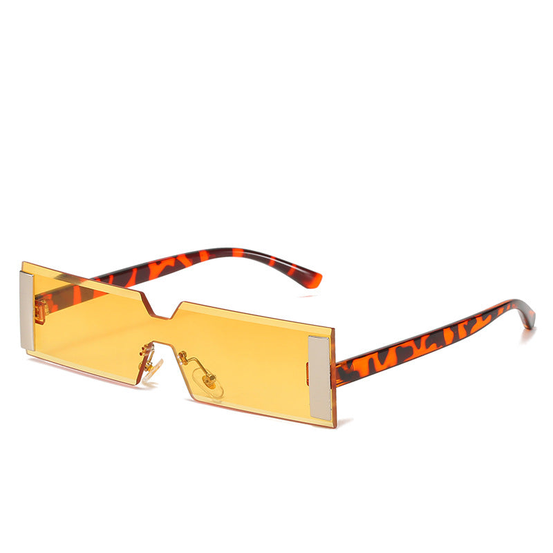 Damen Modische Rechteckige Sonnenbrille Karnz