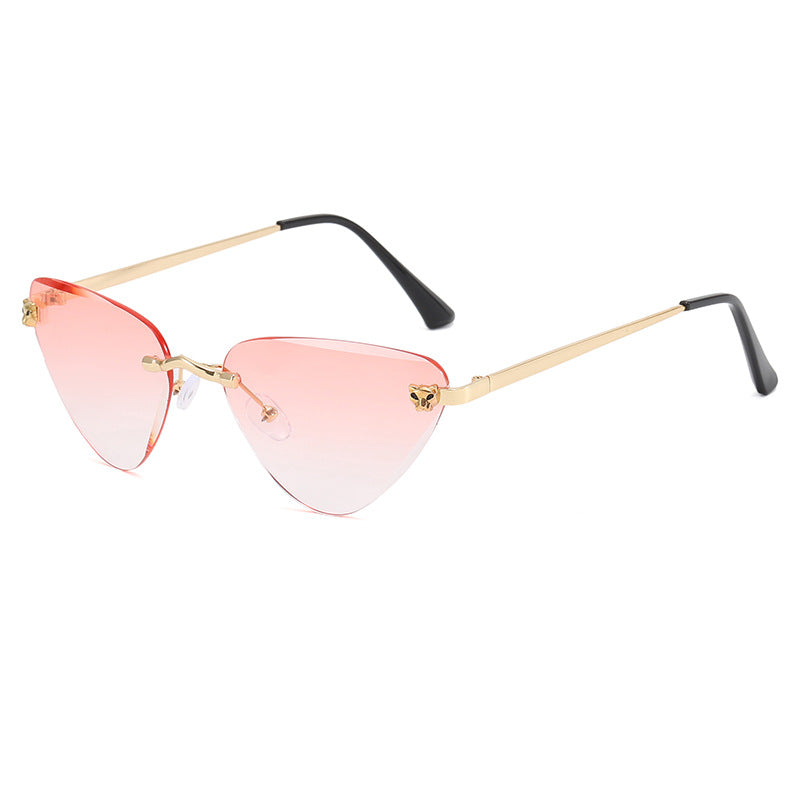 Damen Cat-Eye Sonnenbrille mit elegantem Metallrahmen Karnz