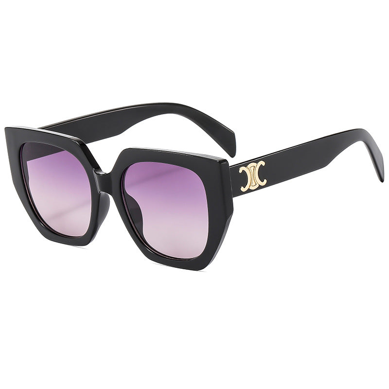 Damen Statement-Sonnenbrille mit glamourösem Rahmen Karnz
