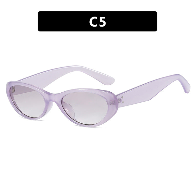 Damen modische Cat-Eye Sonnenbrille mit hochwertigem Kunststoffrahmen und UV-Schutz Karnz