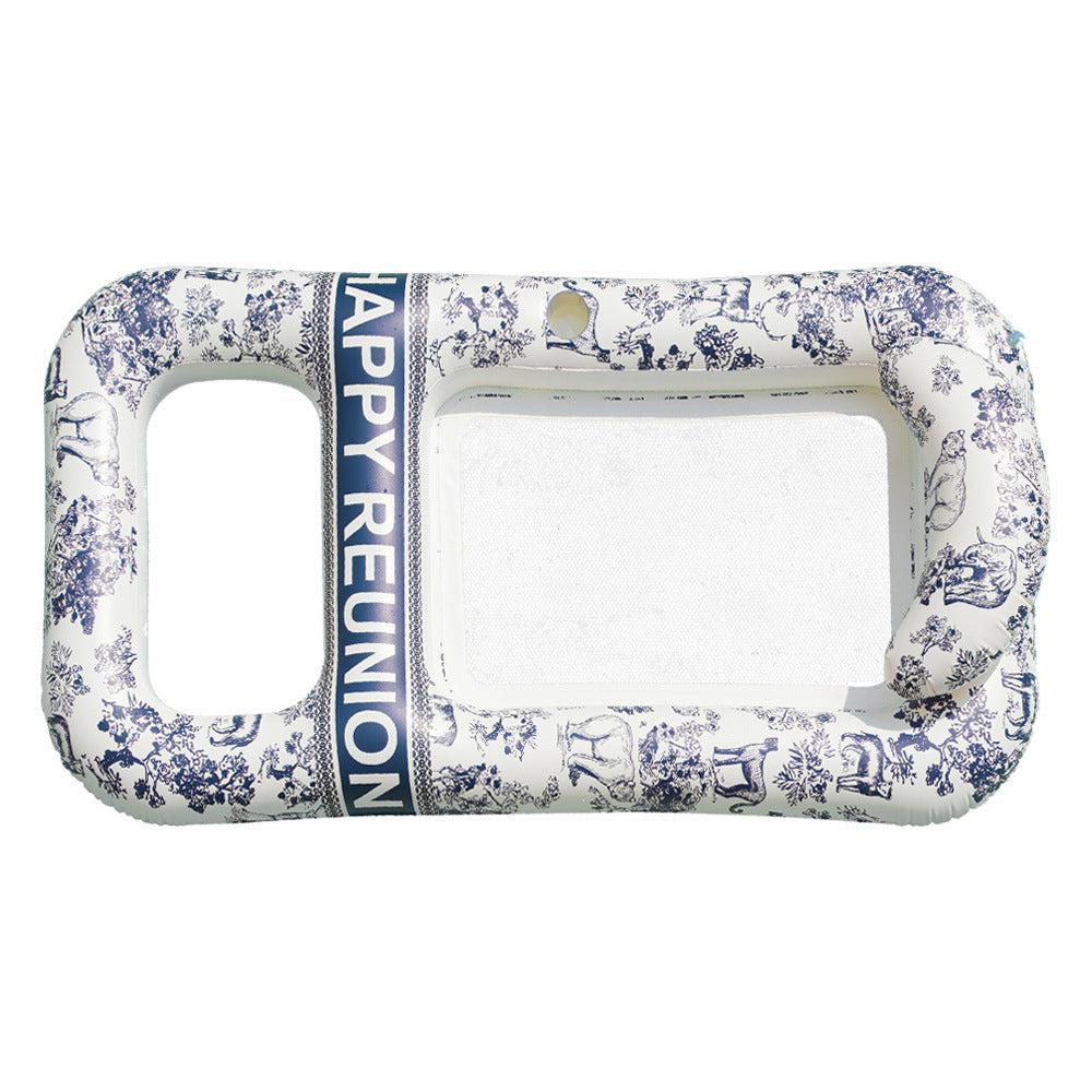 Unisex Eleganter Schwimmring mit floralen Motiven Karnz
