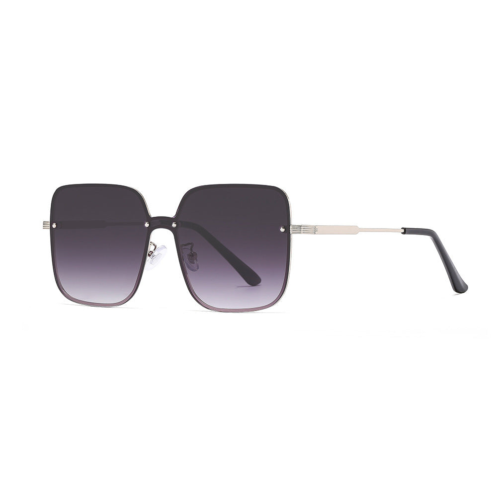 Damen Sonnenbrille im exzentrischen quadratischen Design mit hochwertigem Metallrahmen Karnz