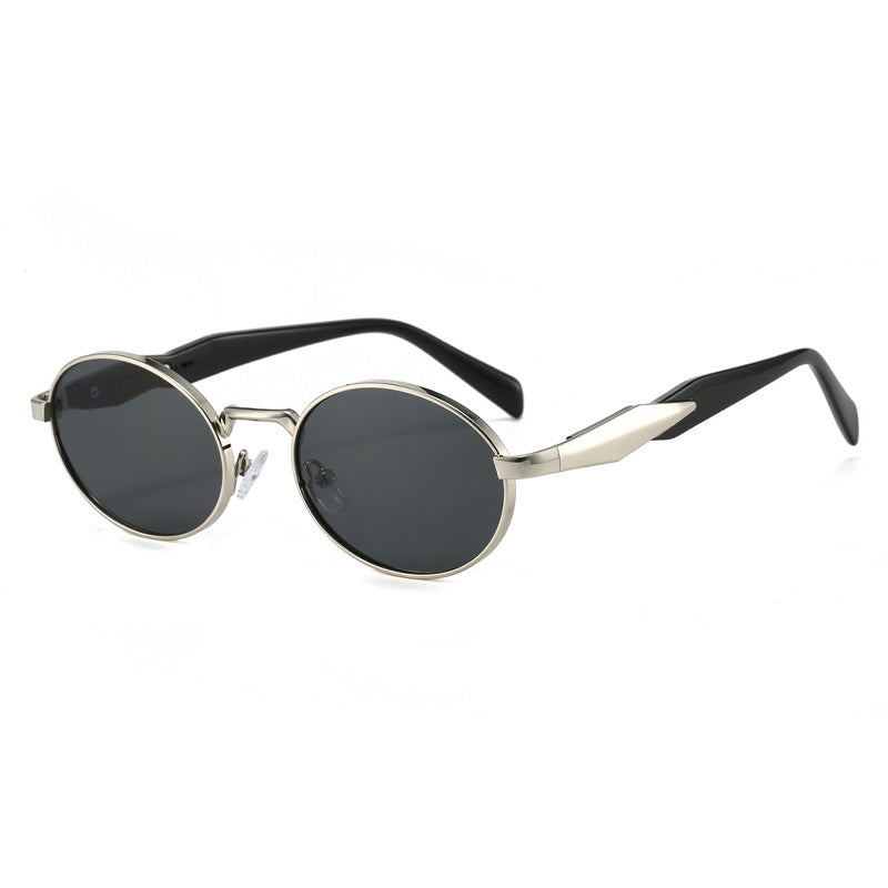 Damen Designer-Sonnenbrille mit hochwertigem runden Rahmen und schützendem UV-Filter Karnz