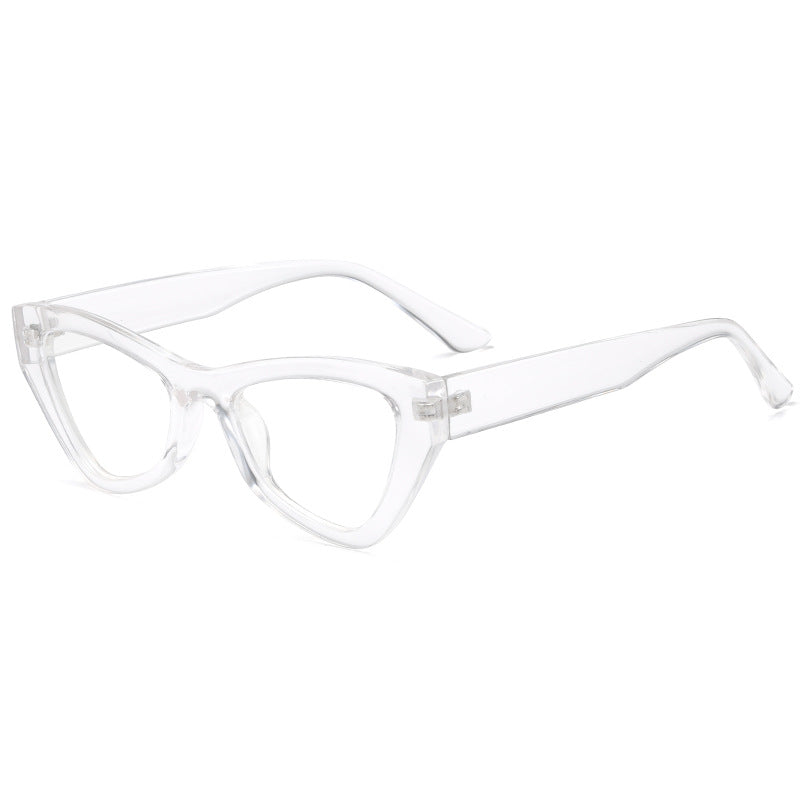 Damen Cat-Eye-Brille mit modischem transparenten Rahmen Karnz