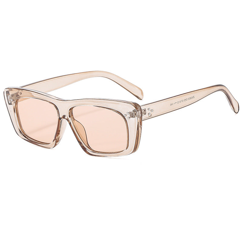 Damen quadratische Sonnenbrille mit modernem Design und polarisierenden Gläsern Karnz