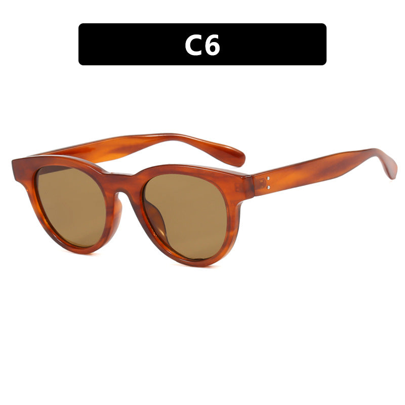 Damen stilvolle Sonnenbrille im trendigen Retro-Design Karnz