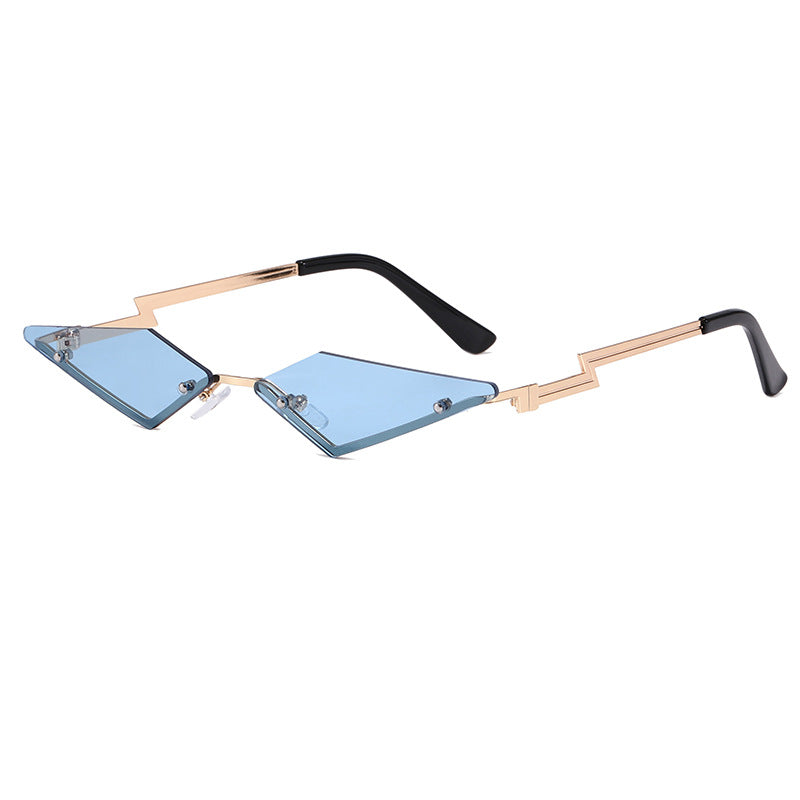 Damen geometrische Designer-Sonnenbrille mit innovativem Rahmen Karnz