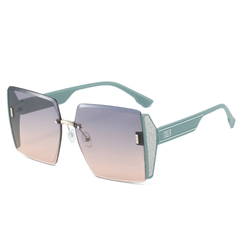 Damen stilvolle und modische geometrische Sonnenbrille Karnz