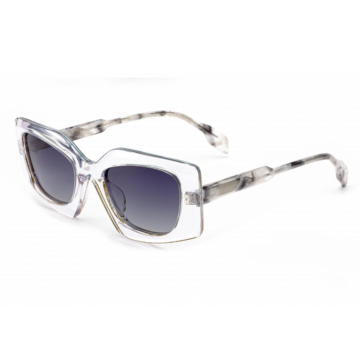 Damen modische Sonnenbrille im innovativen, facettenreichen Design Karnz