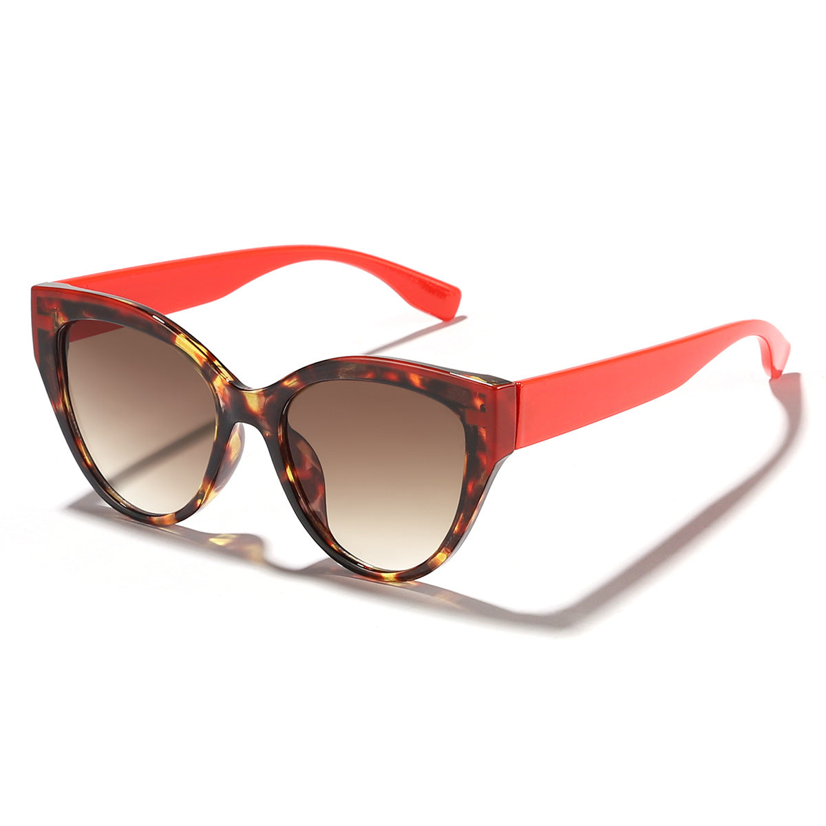 Damen trendige Katzenaugen Sonnenbrille mit hochwertigem Rahmen Karnz