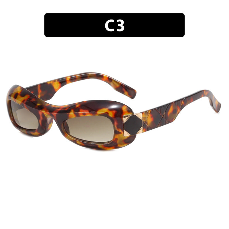 Damen Retro-inspirierte Sonnenbrille mit stylischem Rahmen und UV-Schutz Karnz