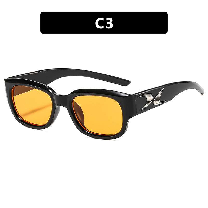 Damen Sonnenbrille im modischen Retro-Design mit stilvollen Akzenten Karnz