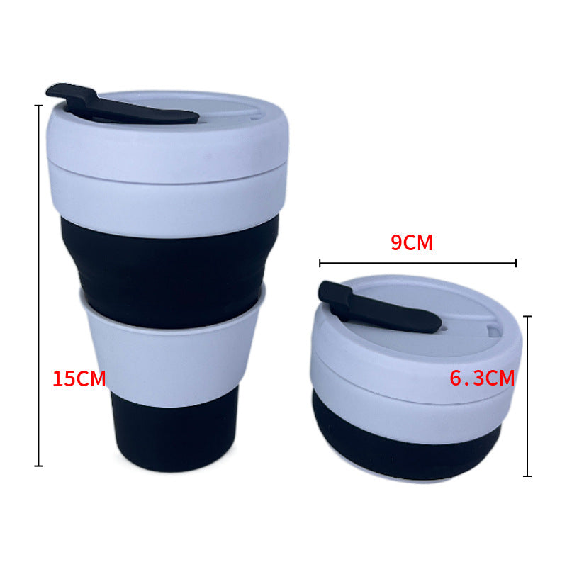 Damen Faltbarer Kaffeebecher mit Deckel Karnz