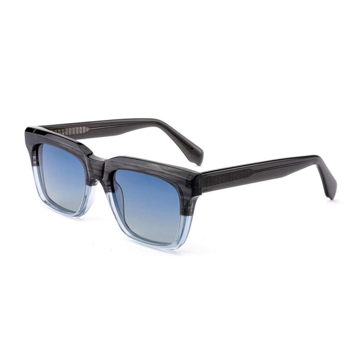 Damen modische Sonnenbrille im eleganten Rechteckdesign mit robustem Rahmen und UV-Schutz Karnz