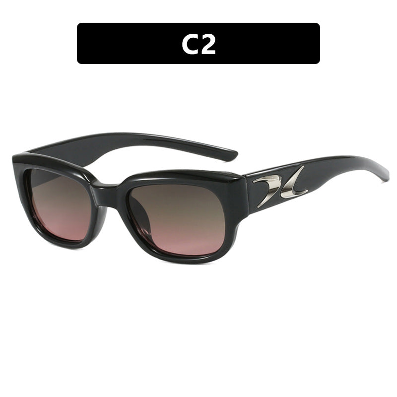 Damen stylische Sonnenbrille mit robustem Rahmen und UV-Schutz Karnz