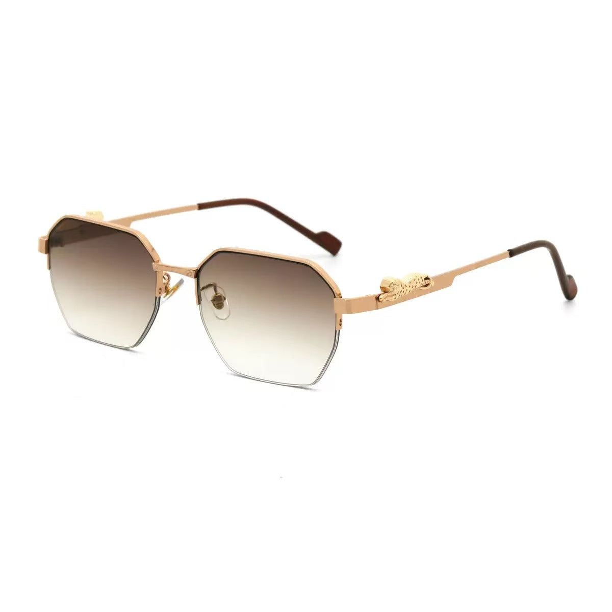 Damen elegante Sonnenbrille im modernen Oktagon-Design Karnz