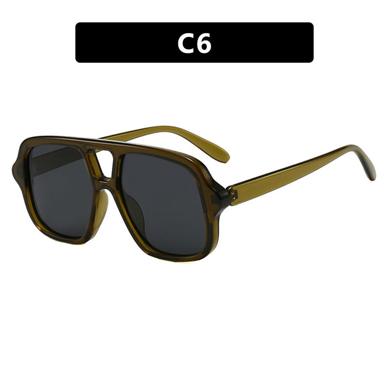 Damen stilvolle oversized Sonnenbrille im schlichten Design Karnz