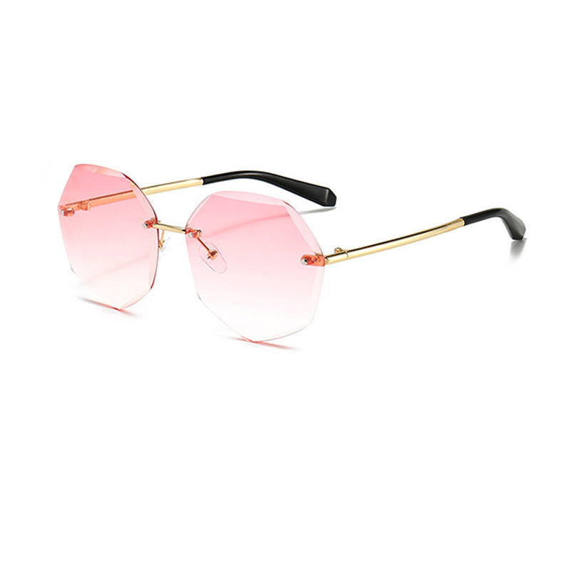 Damen stilvolle achtkantige Sonnenbrille mit innovativem Rahmen Karnz