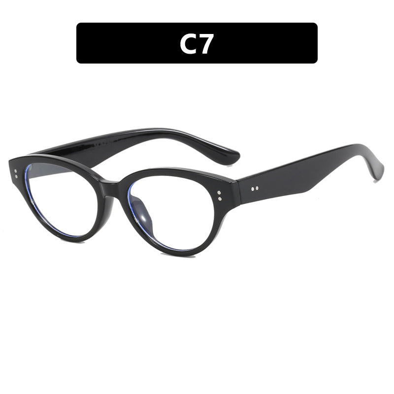 Damen modische Cat-Eye Brille mit elegantem Kunststoffrahmen Karnz