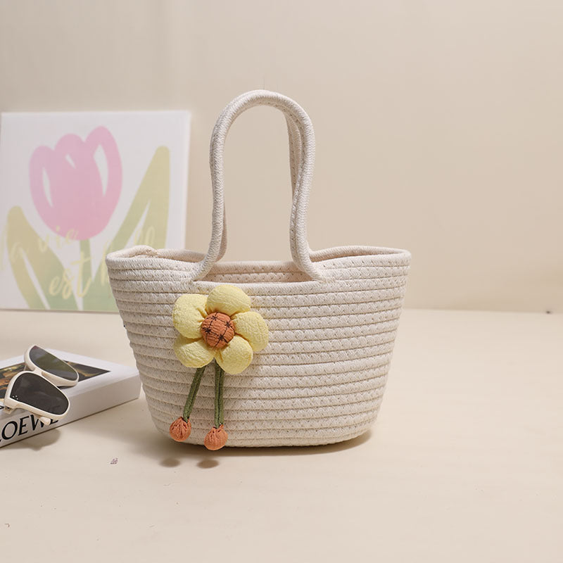 Damen Handgefertigte Kosmetiktasche mit floralem Design Karnz