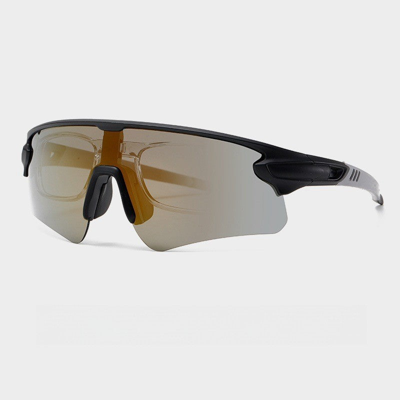 Unisex Sportliche Hochleistungs-Sonnenbrille mit aerodynamischem Design und verstellbarem Nasenpad Karnz